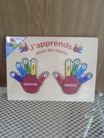 Puzzle éducatif « main » en bois pour enfants - Neuf!
